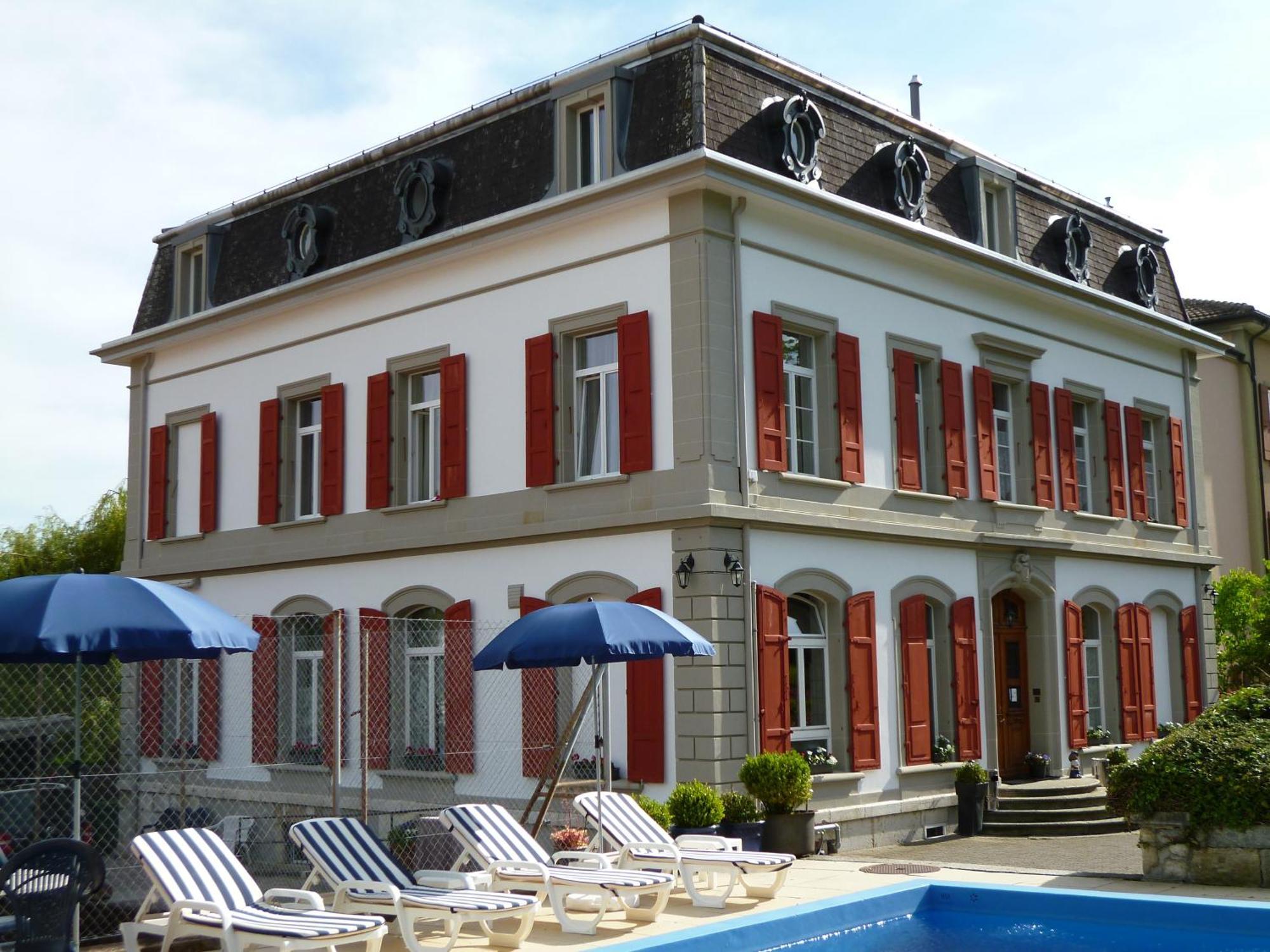 Hotel Garni Villa Carmen La Neuveville Ngoại thất bức ảnh